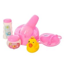 Функціональний лялька пупс для дівчинки з коляскою 86906 звук п'є-обсикається дитячий шезлонг сумка**