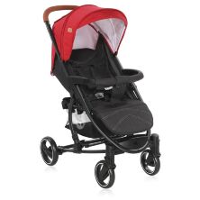 Коляска дитяча прогулянкова Lorelli S-300 Red-Black червоно-чорна