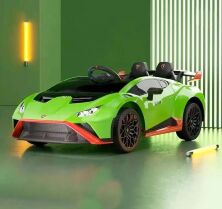 Дитячий електромобіль Lamborghini M 5034EBLR-5 дрифт колеса, MP3, USB, Пульт / зелений
