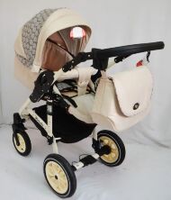Коляска дитяча прогулянкова Lorelli DAISY Dark Grey Lighthouse темно-сіра