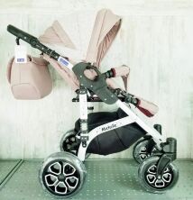 Коляска дитяча прогулянкова Lorelli DAISY Dark Grey Lighthouse темно-сіра