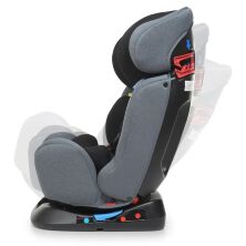 Дитяче автокрісло автосидіння EL CAMINO ME 1042 BRAVO Royal Gray група 0+/1-2-3 сіре **