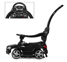 Каталка-толокар Mercedes SX1578-2 з батьківською ручкою 3в1 чорна **