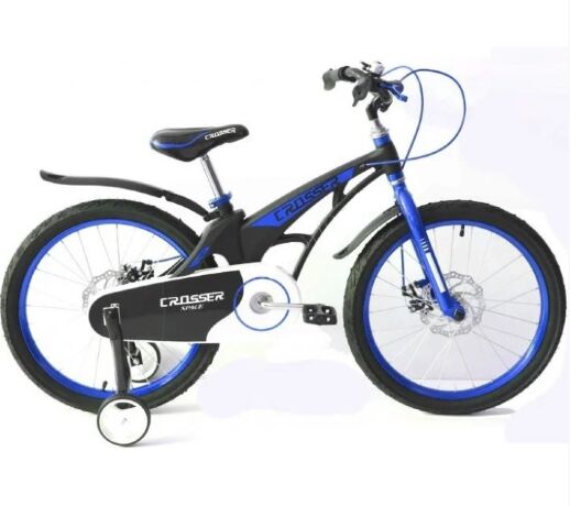 Велосипед полегшений двоколісний SPACE MAGNESIUM BIKE колеса 20 дюймів колеса 20 дюймів синій 2021 рік