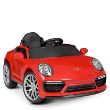 Дитячий одномісний електромобіль Легкова машина M 4611EBLR-3 Спорткар Porsche на EVA колесах/шкіряне сидіння