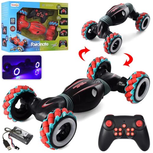 Трюкова Машина на р/у 99005-1 на акумуляторі. На радіокеруванні / 2 кольори. Є звукові та світлові ефекти