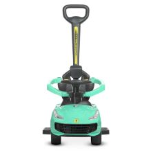 Дитяча МАШИНКА каталка толокар Bambi M 4741-15 з батьківською ручкою і захисним бампером / м'ятна**