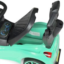 Дитяча МАШИНКА каталка толокар Bambi M 4741-15 з батьківською ручкою і захисним бампером / м'ятна**