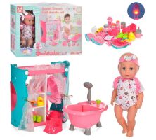 Ігровий набір для кули 99831 "Ванна кімната" / є Пупсик 35см з аксесуарами**