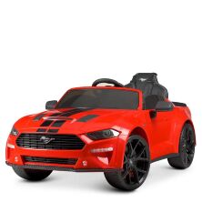 Дитячий одномісний електромобіль Ford Mustang M 4789EBLR-3 на ЄВА колесах з м'яким сидінням / червоний**