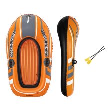 Надувний човен BESTWAY 61078 Hydro-Force Raft Set для 1 дорослого / Розмір 155-93 см/жовтогарячий