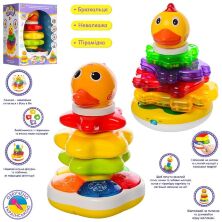 Розвиваюча іграшка LIMO TOY 7015-7040 UA Піраміда