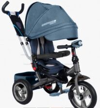 Дитячий триколісний велосипед Crosser T-400 TRINITY ECO AIR синій