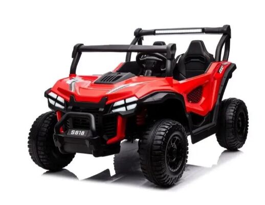 Дитячий Електромобіль Джип-Баггі 4WD M 5019 EBLR SB роз'єм, MP3, Пульт Червоний