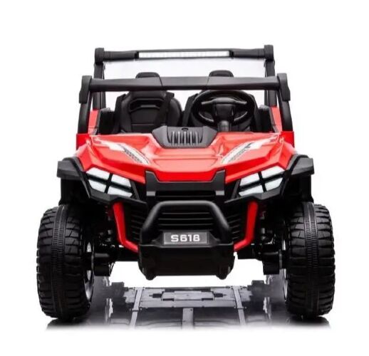 Дитячий Електромобіль Джип-Баггі 4WD M 5019 EBLR SB роз'єм, MP3, Пульт Червоний