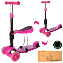 Самокат дитячий 3 в 1 iTrike JR 3-054-P MAXI рожевий