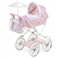 Дитячий візочок для ляльки з сумкою DeCuevas 81046 класична складана