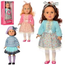 Інтерактивна лялька для дівчинки LIMO TOY M 4401 I UA Яринка музика (укр) на батарейках три виду