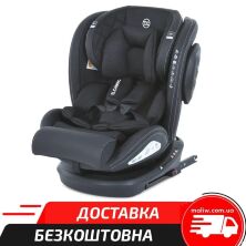 Дитяче автокрісло El Camino Evolution 360 ME 1045 Premium Black чорне**