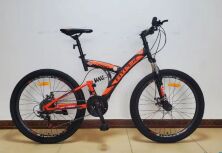 Спортивний велосипед Corso «Hyper» 87646 колеса 26 дюймів / МТВ двопідвісний / SunRun 21 швидкість / помаранчевий