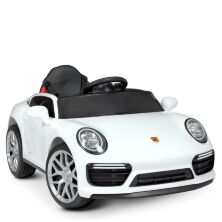 Дитячий одномісний електромобіль Легкова машина M 4611EBLR-1 Спорткар Porsche на EVA колесах/шкіряне сидіння