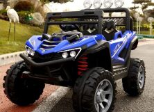 Дитячий двомісний електромобіль Bambi 4WD Баггі M 4634EBLR-4 Квадроцикл з м'яким сидінням і MP3 / синій**