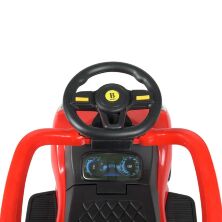 Дитяча МАШИНКА каталка толокар Bambi M 4741-3 з батьківською ручкою і захисним бампером / червона**