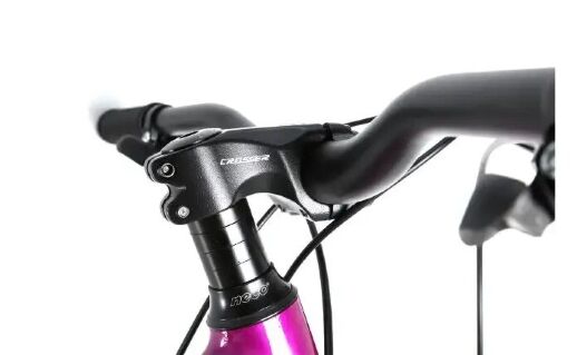 Спортивний гірський алюмінієвий велосипед 27.5д Crosser P6-2 з дисковими гальмами Shimano / жіночий фіолетовий