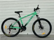 Cпортивний велосипед TopRider 670 колеса 26 дюймів / SHIMANO / рама 17" алюміній / колір Аква
