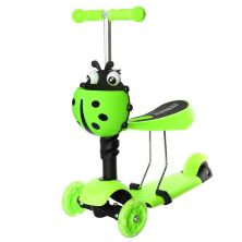 Самокат дитячий 3 в 1 iTrike JR 3-016-B MAXI Божа корівка 6 кольорів