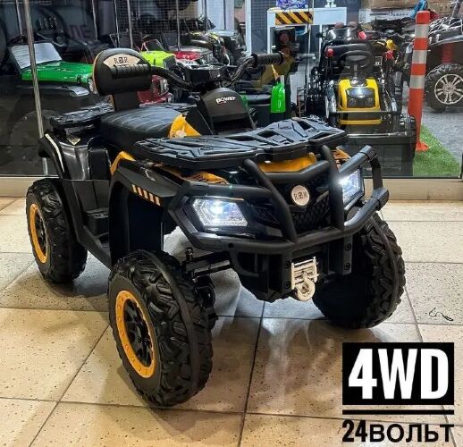 Детский квадроцикл M 4868 EL-2-6 (24V) полный привод USB разъём, BLUETOOTH
