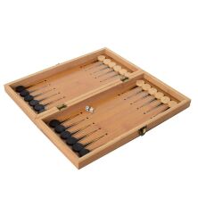 Настільна гра Шахи 3в1 822 Нарди + Шашки дерев'яні в коробці