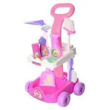 Дитячий ігровий набір для прибирання LIMO TOY A5938 візок пилосос совок щітка світло**