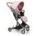 Коляска дитяча прогулянкова INCITY ME 1068 Pale Pink рожевий