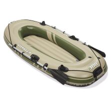 Надувний човен двомісний BESTWAY 65051 Voyager 300 з веслами / Розмір 243-102-31см