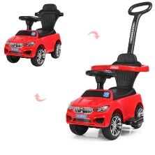 Дитяча машинка каталка толокар Bambi M 3503B(MP3)-3 червоний**