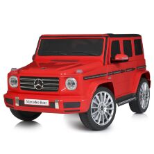 Дитячий одномісний електромобіль джип Mercedes M 5028EBLR-3 м'яке сидіння, 4 мотори / червоний