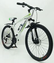 Велосипед гірський спортивний S200 HAMMER колеса 29 дюймів рама алюміній біло-зелений