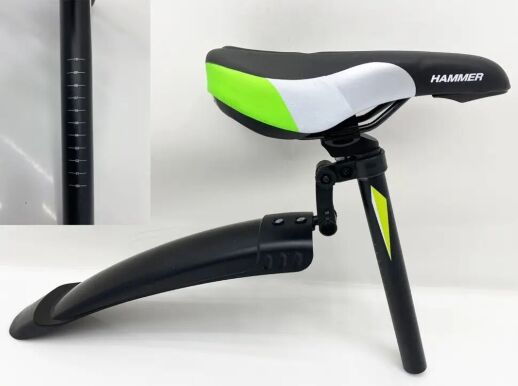 Велосипед гірський спортивний S200 HAMMER колеса 29 дюймів рама алюміній біло-зелений