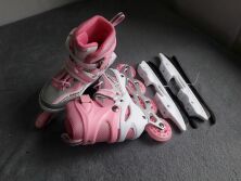 Ролики розсувні 3в1 RS-0032 розмір S (29-33) рама алюміній в сумці / 4 кольори