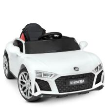 Дитячий одномісний електромобіль Легкова машина M 4614EBLR-1 Спорткар Audi на EVA колесах / шкіряне сидіння*