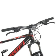 Велосипед спортивний алюмінієвий MTB PROFI 24 дюймів G24SHARP A24.2 SHIMANO / чорно-червоний