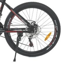 Велосипед спортивний алюмінієвий MTB PROFI 24 дюймів G24SHARP A24.2 SHIMANO / чорно-червоний