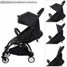 Коляска прогулочная El Camino M 3548-2, чорна**