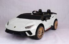 Дитячий Двомісний Електромобіль M 5020 MР3, USB, SD, Пульт Р/В Біла