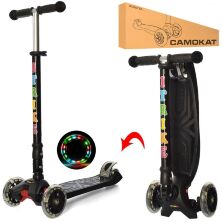 Дитячий складаний триколісний самокат iTrike JR3-003-1-B MAXI / колір чорний**