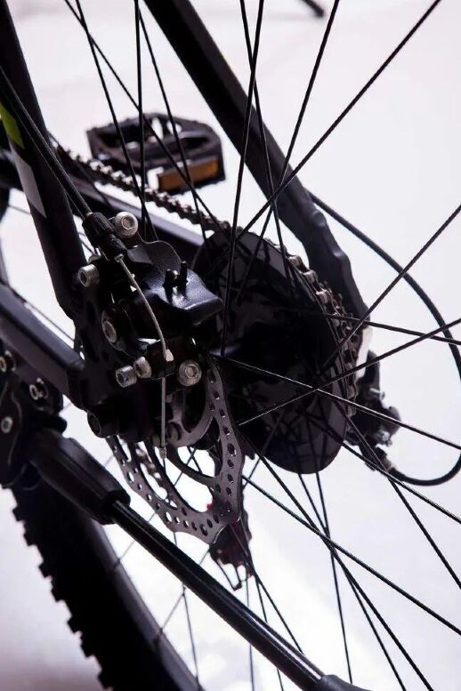 Велосипед гірський спортивний S200 HAMMER колеса 29 дюймів рама алюміній чорно-зелений