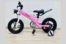 Дитячий двоколісний велосипед 12 дюймів Maraton Crussier SWITCH BIKE рожевий для дівчинки