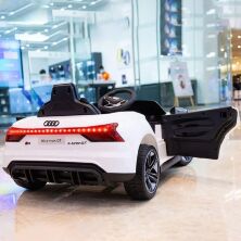 Дитячий електромобіль Легковий автомобіль BAMBI M 4938EBLR-1 Audi на EVA колесах / шкіряне сидіння / білий