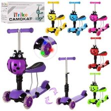 Самокат дитячий 3 в 1 iTrike JR 3-016 MAXI Божа корівка 6 кольорів